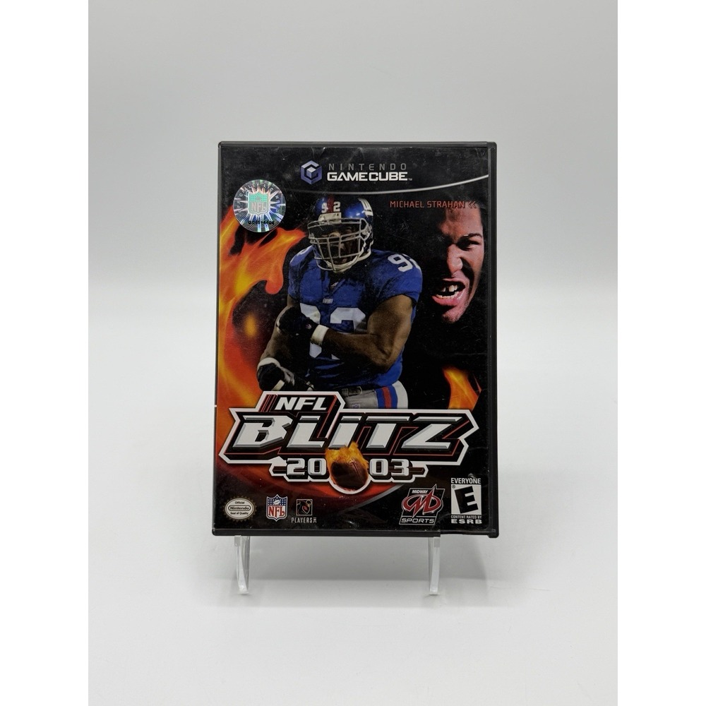NFL Blitz 2003 Nintendo GameCube 2002 Case Manual Disc - AS IS READ Description